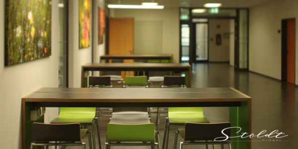 architecture photography of a school building interior