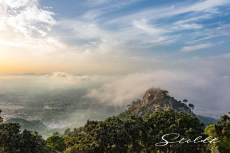 Nature and landscape photography clouds at San Salvador Mallorca