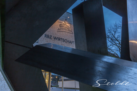 architecture photography of a school building exterior