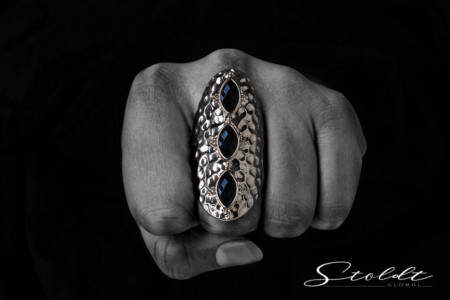 Jewellery or jewelry photography of a ring