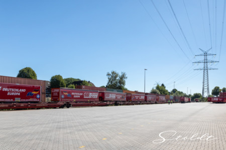 Business photography for transport company Spedition Bode showing trains